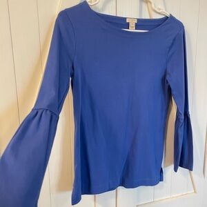 J.Crew‎ boat neck Long sleeve shirt